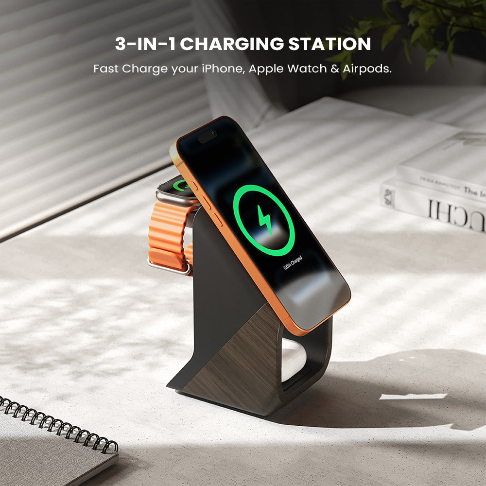 NOVA 3-in-1 Fast Wireless Charging Station