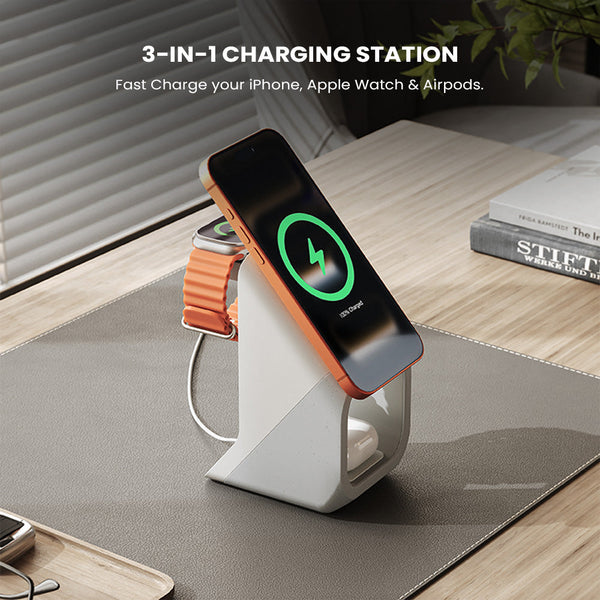 NOVA 3-in-1 Fast Wireless Charging Station