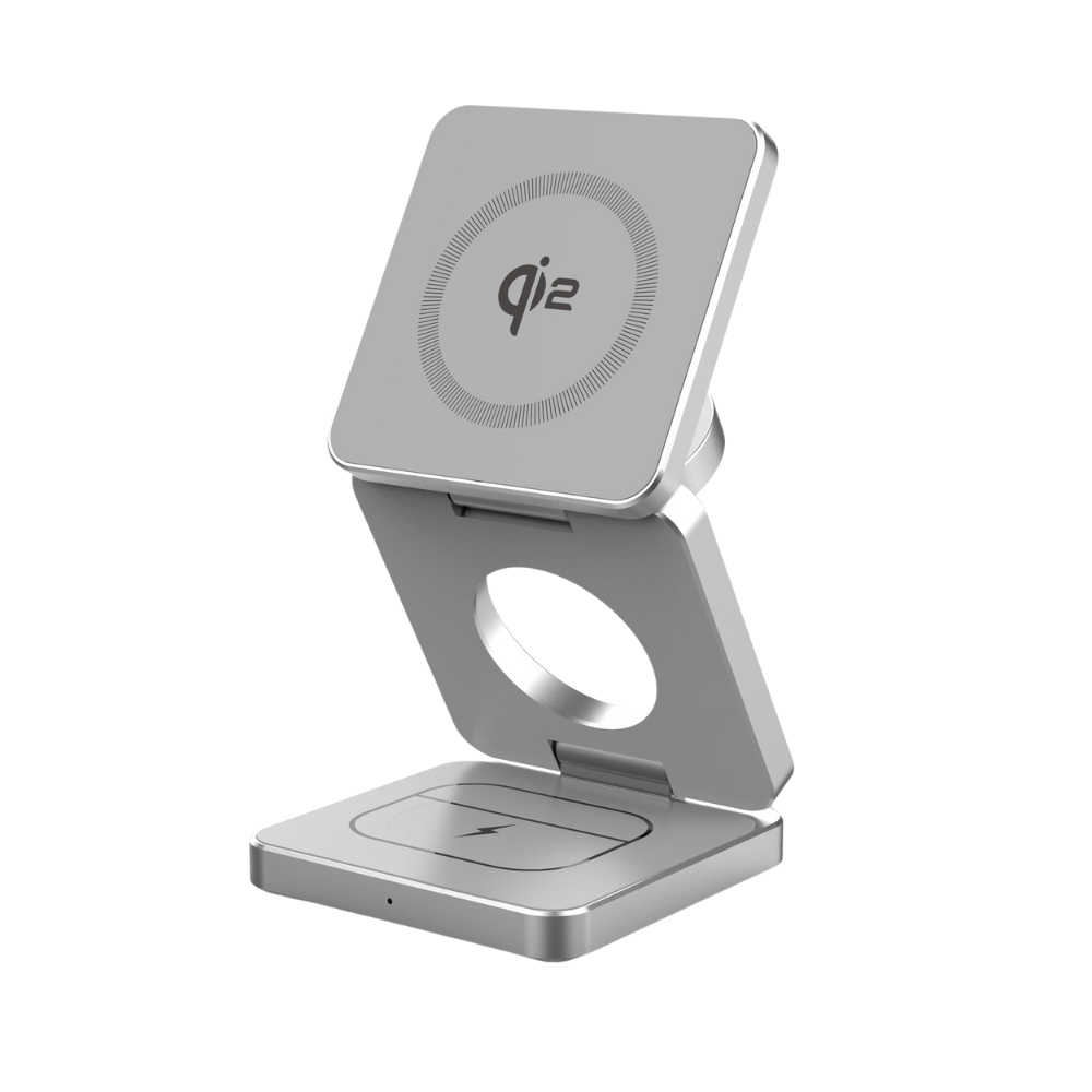 SnapFold 3-in-1 Qi2 Wireless Charging (Foldable)