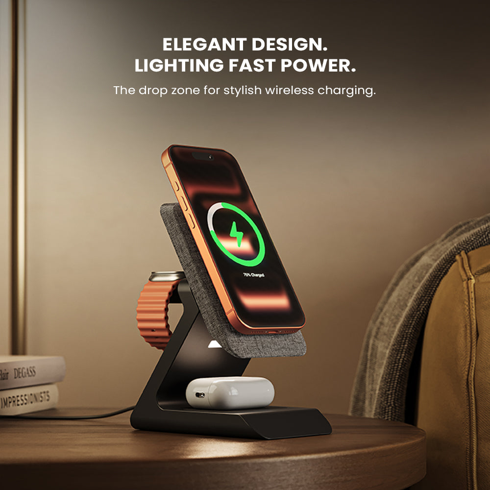 SUMMIT 3-in-1 Wireless Charging Station