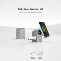 EliteVolt 3-in-1 transforming wireless charging dock