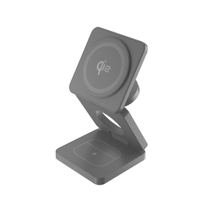 محطة شحن لاسلكي Qi2 15W 3 في 1 للآيفون، ساعة آبل وآيربودز برو