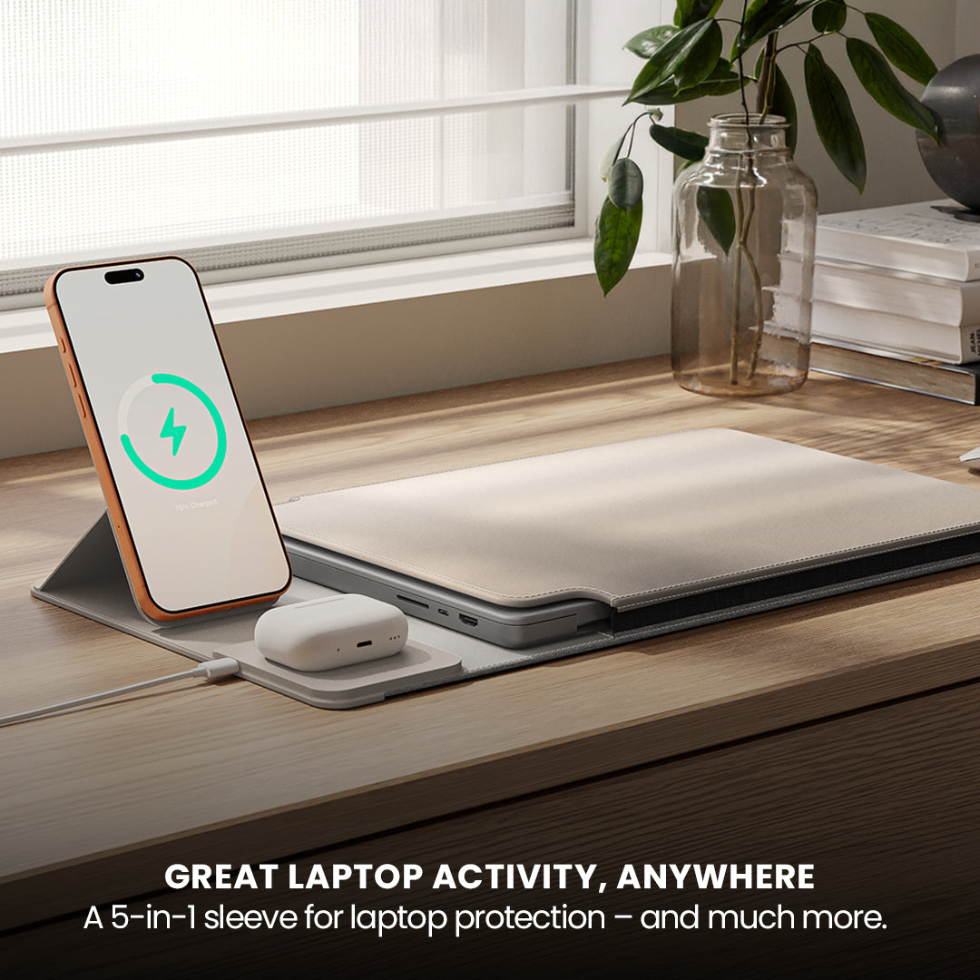 NEXA LIFT Laptop Sleeve With Charging Stand