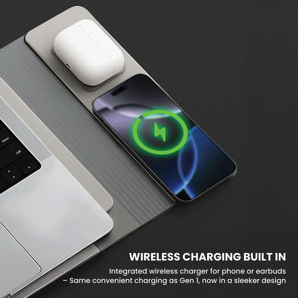 NEXA 4-in-1 Laptop Sleeve with Wireless Charging (Gen 2)