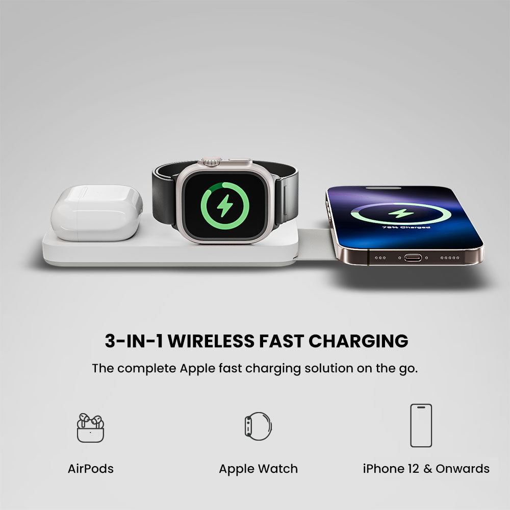 SWIV 3-in-1 Foldable Wireless Charging  Station