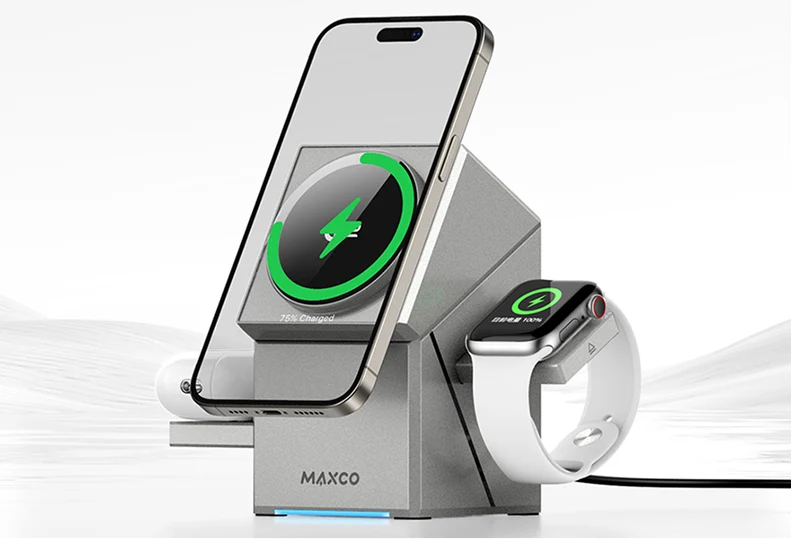 EliteVolt 3-in-1 wireless charging dock