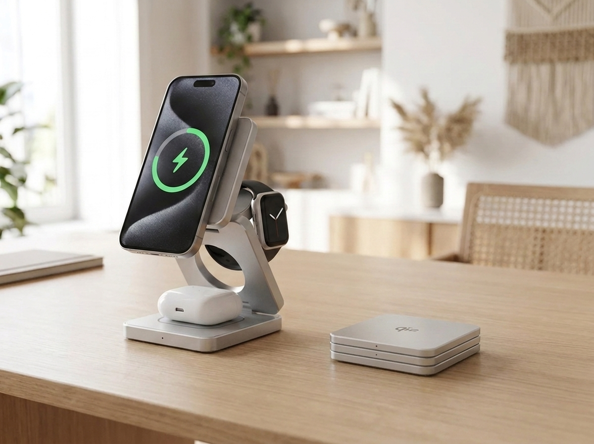 SnapFold — Foldable 3-in-1 Charger