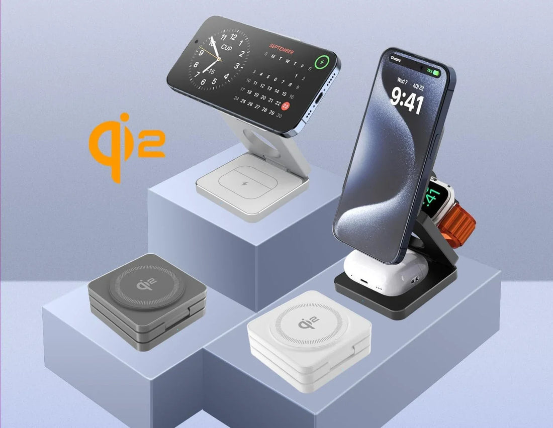 SnapFold fast magnetic charging — phone, watch and AirPods