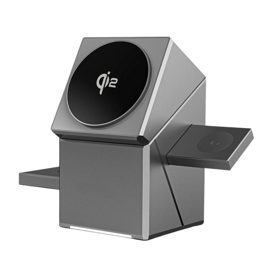EliteVolt Qi2 3-in-1 Wireless Charger with Auto-Rotating